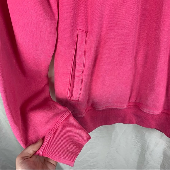 Stussy Quarter Zip Sweater in Neon Pink - Picture 5 of 7